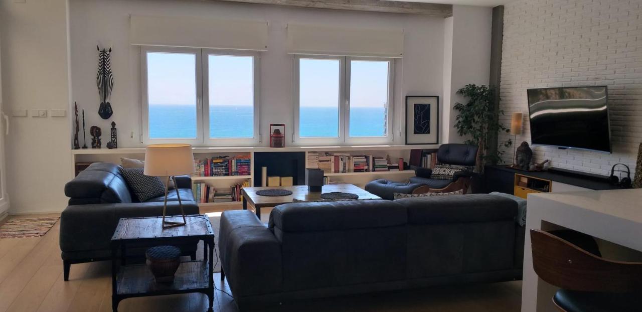 Апартаменты Atico Loft En Frente Al Mar Terraza Vista Espectacular Аликанте Экстерьер фото