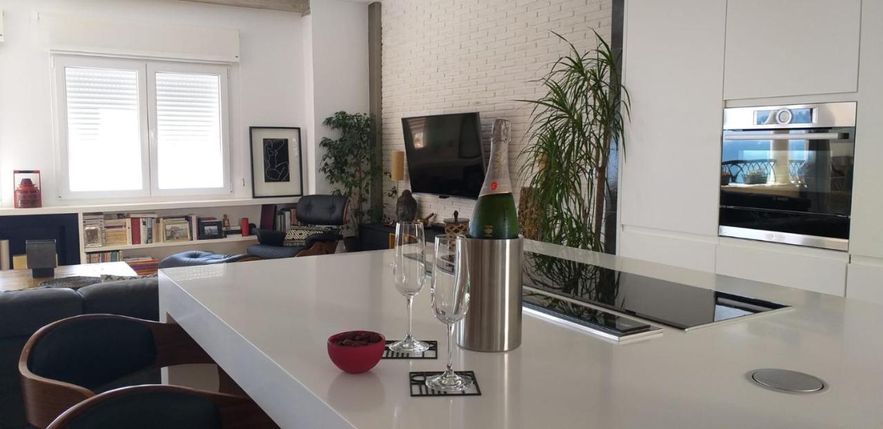 Апартаменты Atico Loft En Frente Al Mar Terraza Vista Espectacular Аликанте Экстерьер фото